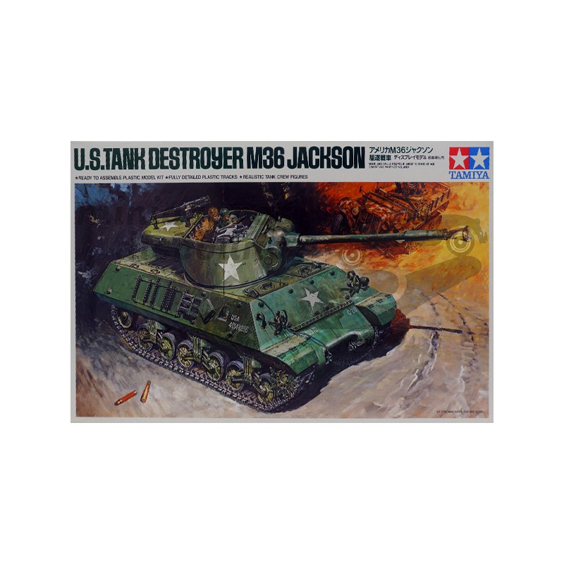 US TANK DESTROYER M36 JACKSON (A PEINDRE) - TAMIYA - 1/35ème en boite