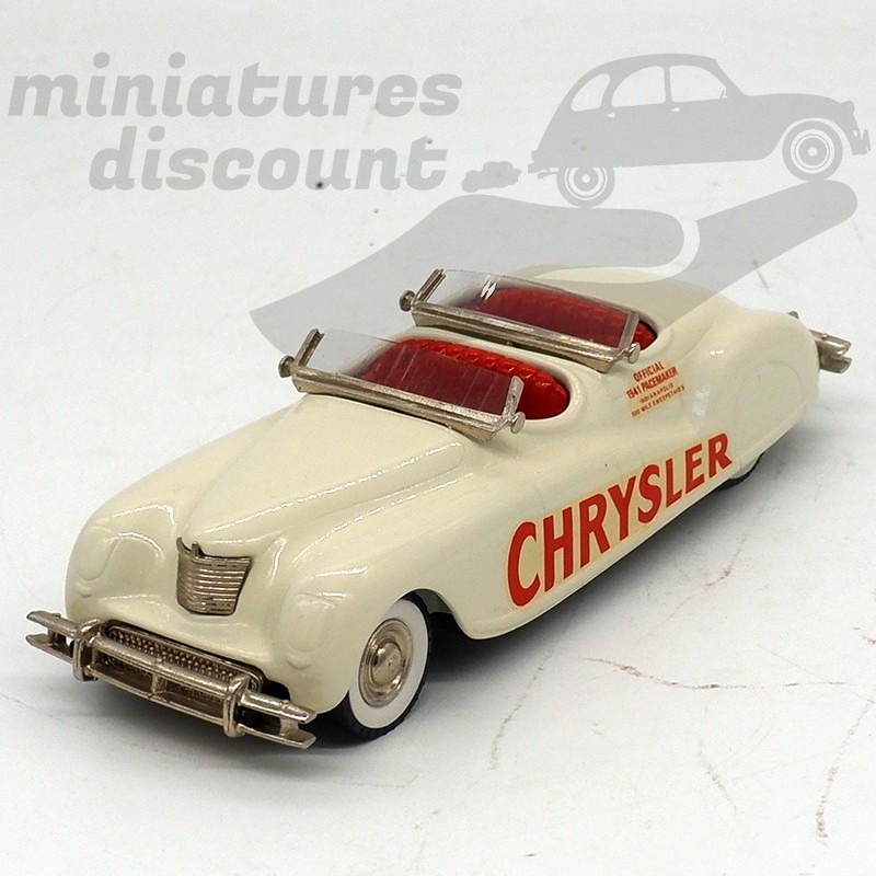CHRYSLER NEWPORT PHAETON (BLANC) - BROOKLIN - 1/43ème en boite