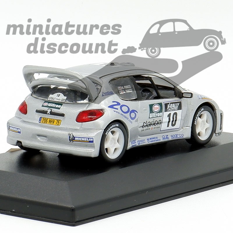 Solido 1/18 Peugeot 206 WRC Tour de Corse 2000 Gronholm