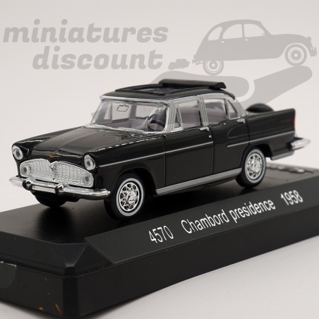 SIMCA CHAMBORD PRESIDENCE (NOIR) - SOLIDO - 1/43ème en boite