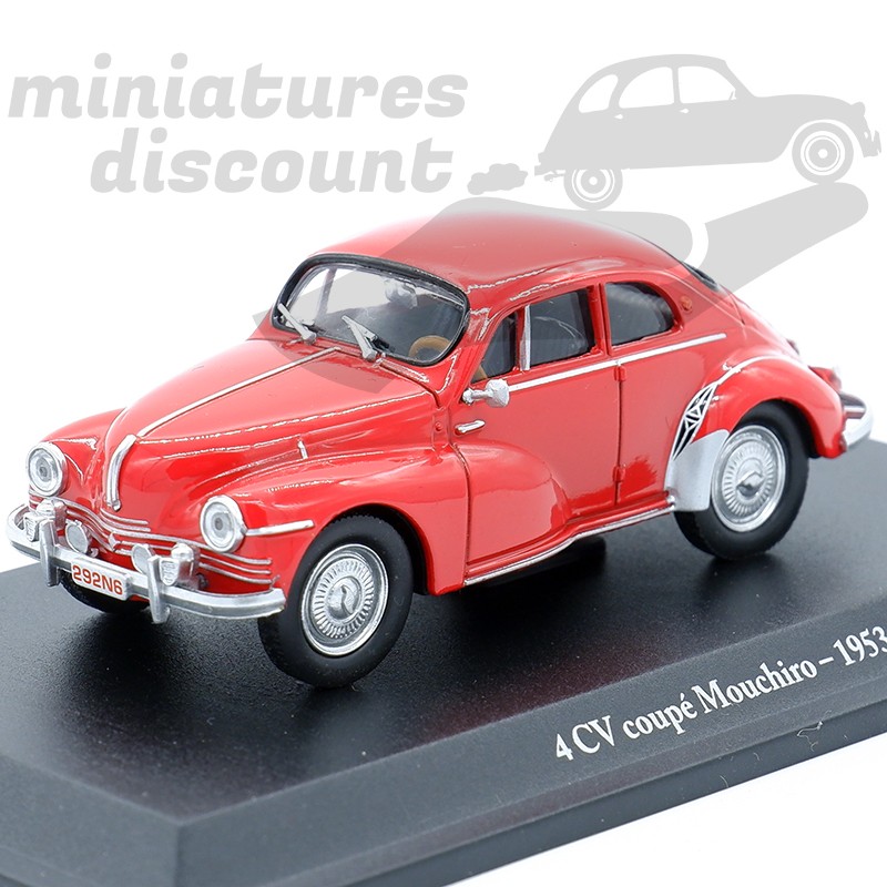 Voiture Miniature ELIGOR Renault 4CV Grise - Échelle 1/43, Modèle PTT Postes Avec Insigne Rouge, Occasion