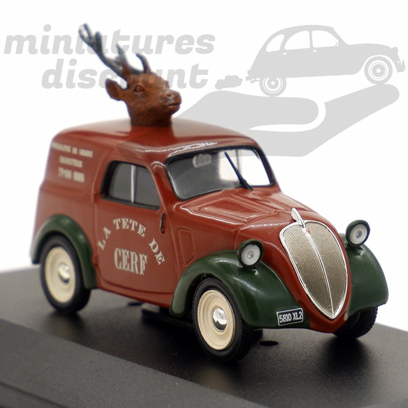 SIMCA 5 FOURGONNETTE "LA TÊTE DE CERF" (MARRON) - 1/43ème en boite