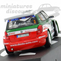 Voiture Rallye 1/43 Skoda Fabia S2000 Monte Carlo 2011 – Modèle Miniature Collection IXO – Boîte Vitrine – BR42