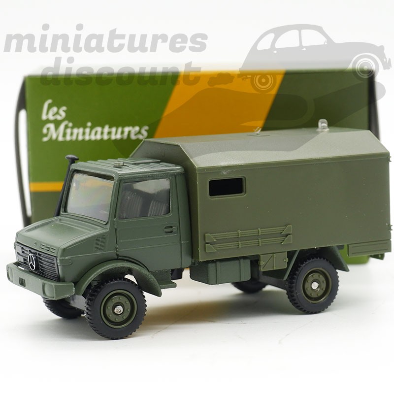 CAMION MERCEDES UNIMOG (VERT MILITAIRE) - SOLIDO - 1/50ème en boite