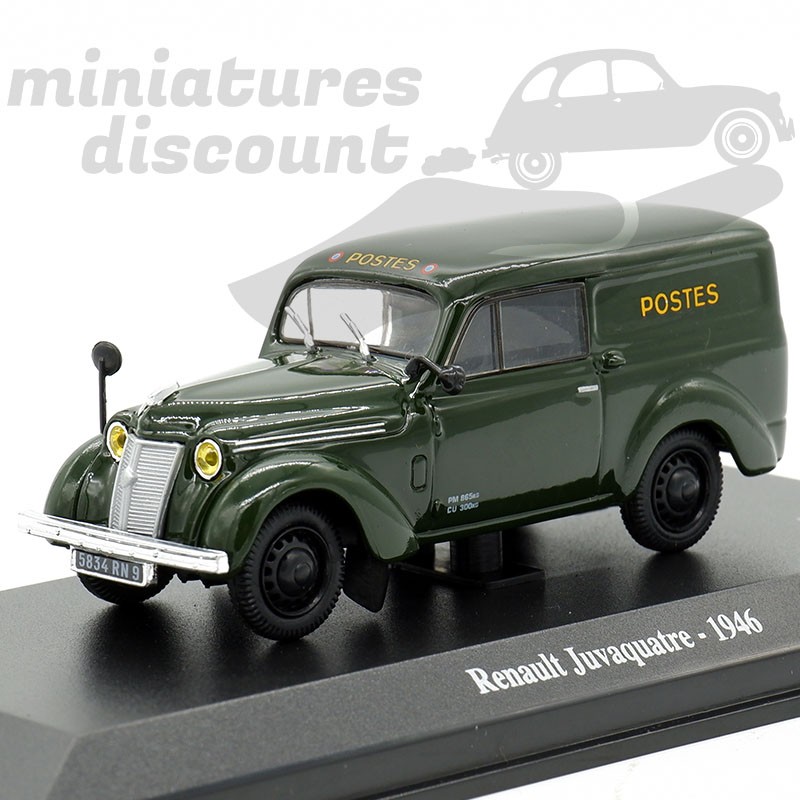 RENAULT JUVAQUATRE 1946 (VERT FONCÉ) - 1/43ème en boite