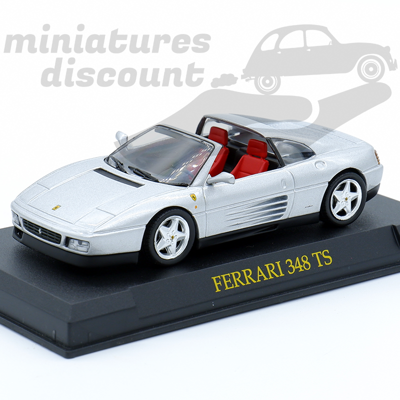FERRARI 348 TS DÉCAPOTABLE (GRIS CLAIR) - 1/43ème sous blister