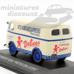 PEUGEOT D3A "PÂTES DELICES" (BEIGE) - 1/43ème en boite