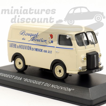 PEUGEOT D3A "BOUQUET DU NOUVION" (BEIGE) - 1/43ème en boite