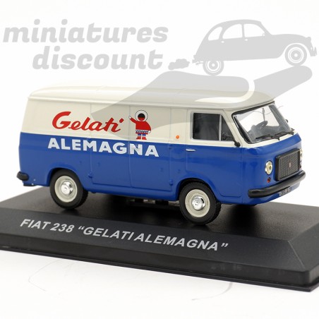 FIAT 238 "GELATI ALEMAGNA" (BLEU) - 1/43ème en boite