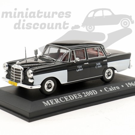 TAXI MERCEDES 200D (NOIR) - 1/43ème sous blister
