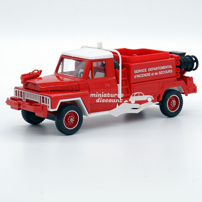 ACMAT VLRA 4X4 POMPIERS (ROUGE) - SOLIDO - 1/50ème en boite