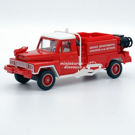 ACMAT VLRA 4X4 POMPIERS (ROUGE) - SOLIDO - 1/50ème en boite