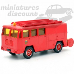 BERLIET GAK 17 POMPIERS FPT- SOLIDO (ROUGE) - SOLIDO - 1/55ème en boite