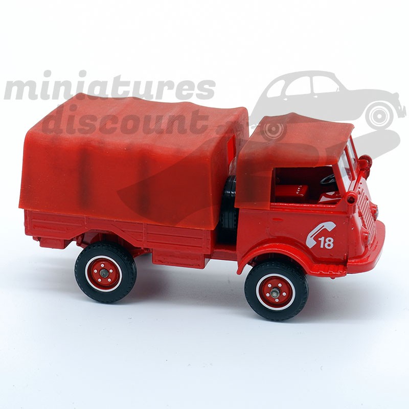 Renault 4x4 Baché - Pompiers - Solido - 1/50ème en boite