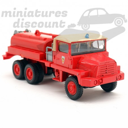 CAMION BERLIET GBC KT (ROUGE) - SOLIDO - 1/50ème en boite