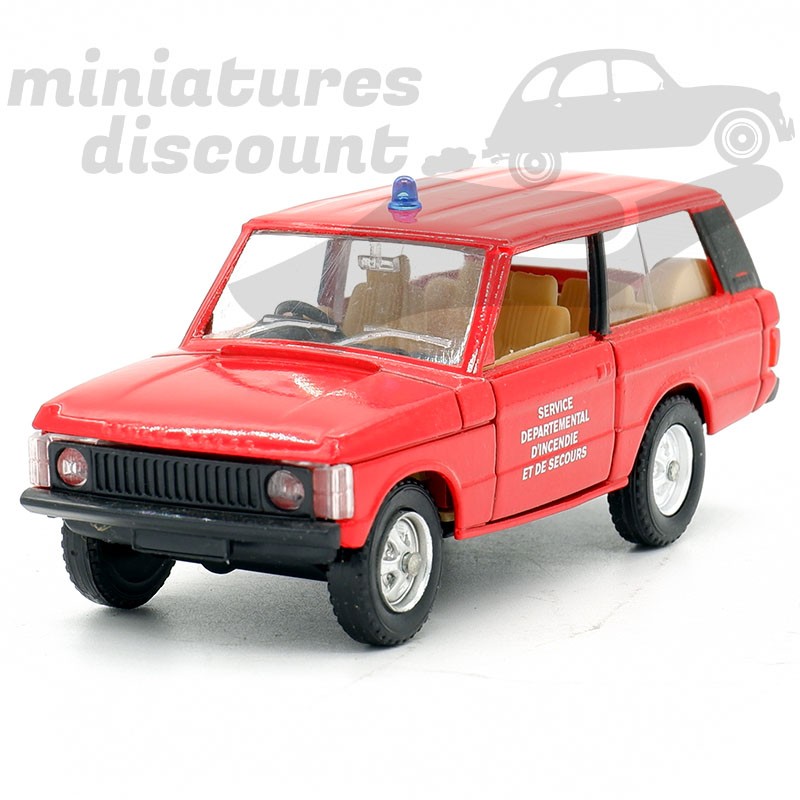 RANGE ROVER POMPIER (ROUGE) - SOLIDO - 1/43ème en boite