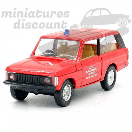 RANGE ROVER POMPIER (ROUGE) - SOLIDO - 1/43ème en boite