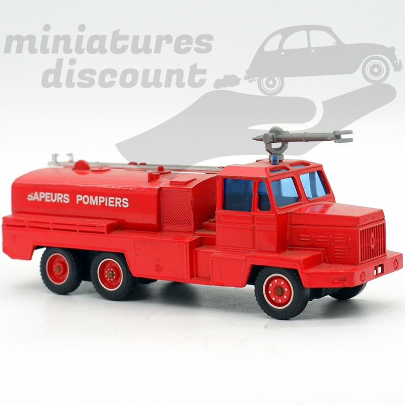 BERLIET GBC 34 CAMIVA POMPIERS (ROUGE) - SOLIDO - 1/50ème en boite