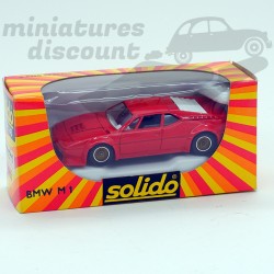 BMW M1 (ROUGE) - SOLIDO - 1/43ème en boite