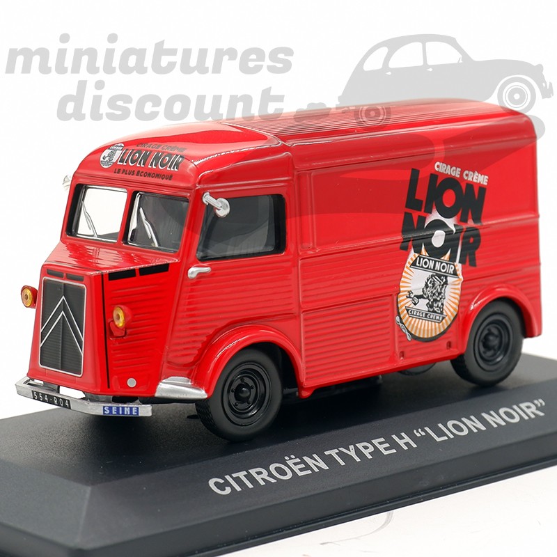 CITROEN TYPE H LION NOIR (ROUGE) - 1/43ème en boite
