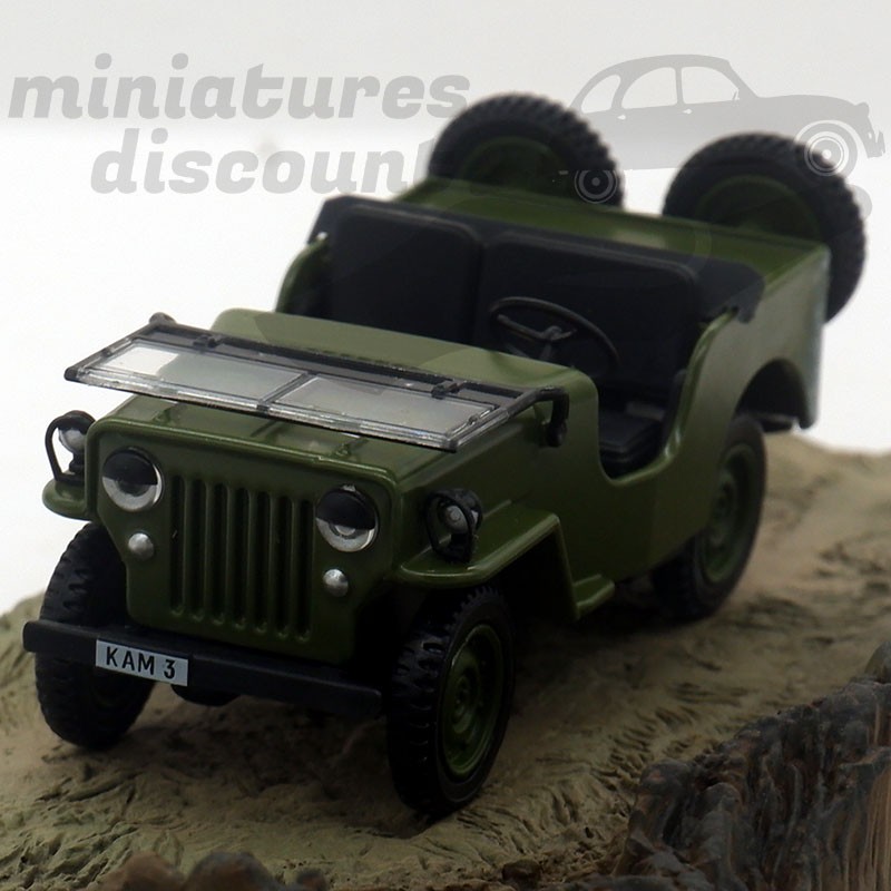 WILLYS JEEP M606 JAMES BOND (VERT MILITAIRE) - 1/43ème en boite