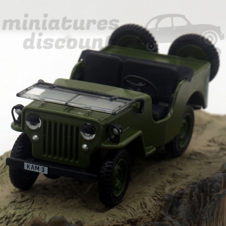 WILLYS JEEP M606 JAMES BOND (VERT MILITAIRE) - 1/43ème en boite