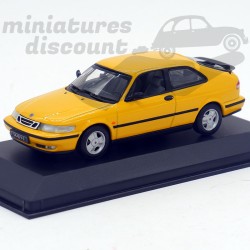 SAAB 9.3 (JAUNE) - MINICHAMPS - 1/43ème en boite