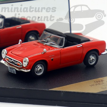 HONDA S800 CABRIOLET (ROUGE) - VITESSE - 1/43ème en boite