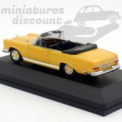 MERCEDES-BENZ 280 SE 3.5 CABRIOLET (JAUNE) - FALLER - 1/43ème en boite