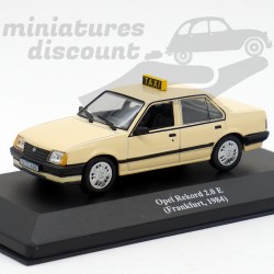 OPEL REKORD 2.0E TAXI FRANKFURT DE 1984 (BEIGE) - 1/43ème en boite