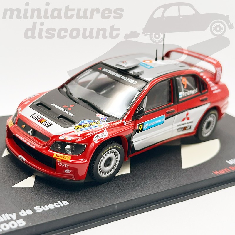 MITSUBISHI LANCER WRC DE 2005 (ROUGE) - 1/43ème en boite