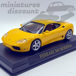 FERRARI 360 MODENA (JAUNE) - 1/43ème en boite