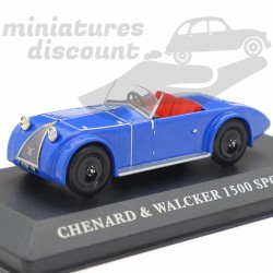 CHENARD & WALCKER 1500 SPORT DE 1929 (BLEU MARINE) - 1/43ème en boite
