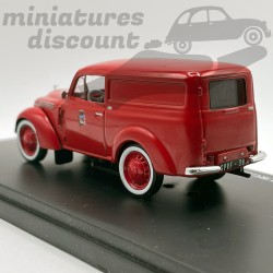 RENAULT JUVAQUATRE FOURGONNETTE SAPEURS-POMPIERS DE PARIS (ROUGE) - 1/43ème sous blister