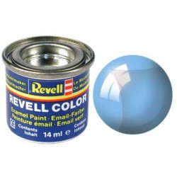 Revell - Pot Peinture 752 - Bleu  - Translucide