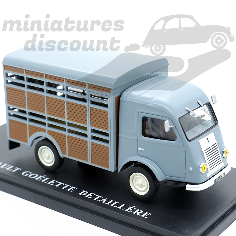 RENAULT GOÉLETTE BÉTAILLÈRE (GRIS FONCÉ) - 1/43ème sous blister