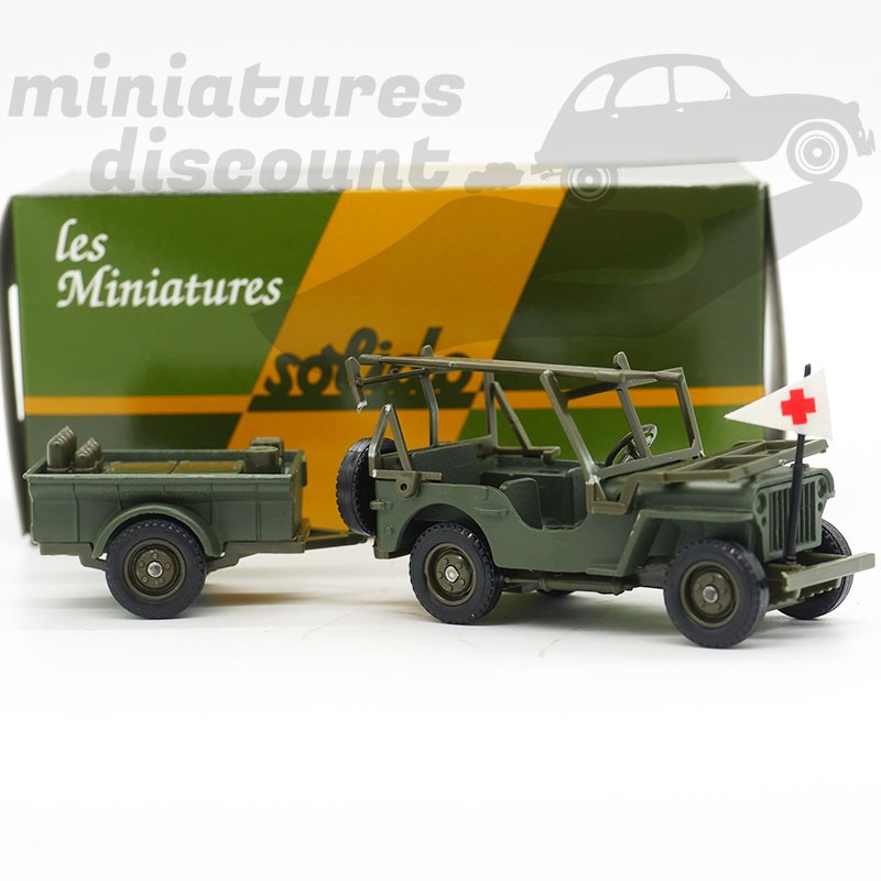 Jeep Willys Ambulance - Solido - 1/43ème en boite