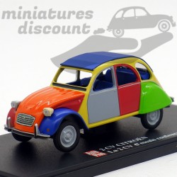 Miniature Citroën 2CV essais couleurs 1/43 en blister
