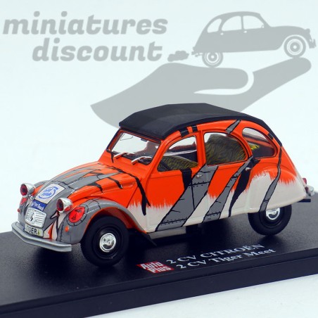 Miniature Citroën 2CV Tiger Meet 1/43 en blister