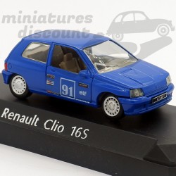 RENAULT CLIO 16S (BLEU) - SOLIDO - 1/43ème en boite
