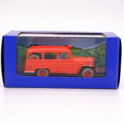 Citroën 15/6 de 1952 des pompiers de Tintin et l'Affaire Tournesol - 1/43ème en boite