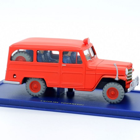 Citroën 15/6 de 1952 des pompiers de Tintin et l'Affaire Tournesol - 1/43ème en boite