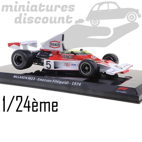 Mc Laren M23 Emerson Fittipaldi en 1974 - Formule 1 - 1/24eme sous blister