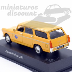 PEUGEOT 404 BREAK 1963 (JAUNE) - 1/43ème sous blister