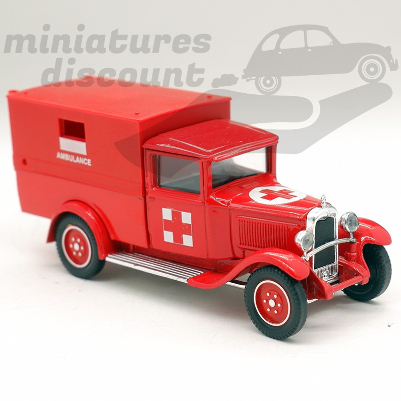 Citroën Ambulance Tessier 1986 - Hachette 1/43 - Sous Blister - Neuf