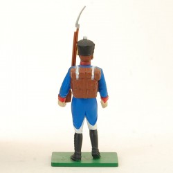 Soldat Napoléonien Fusil à l'épaule - Blue Box - En plomb