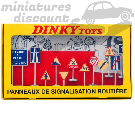 ANCIENS PANNEAUX DE SIGNALISATION BOITE ORIGINALE DINKY TOYS No 41 MECCANO