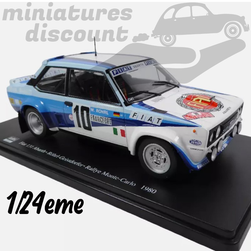 FIAT 131 ABARTH (BLEU) - 1/24ème sous blister
