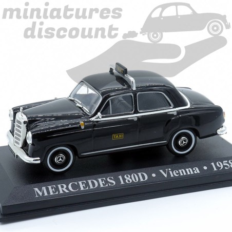 MERCEDES 180D (NOIR) - 1/43ème en boite