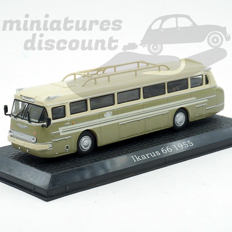 BUS/CAR (BLANC - KAKI) - 1/72ème en boite